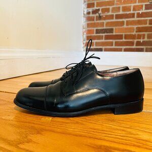 Bostonian Classics First Flex #20390 Black Oxford Leather Dress Shoes Size 12 M